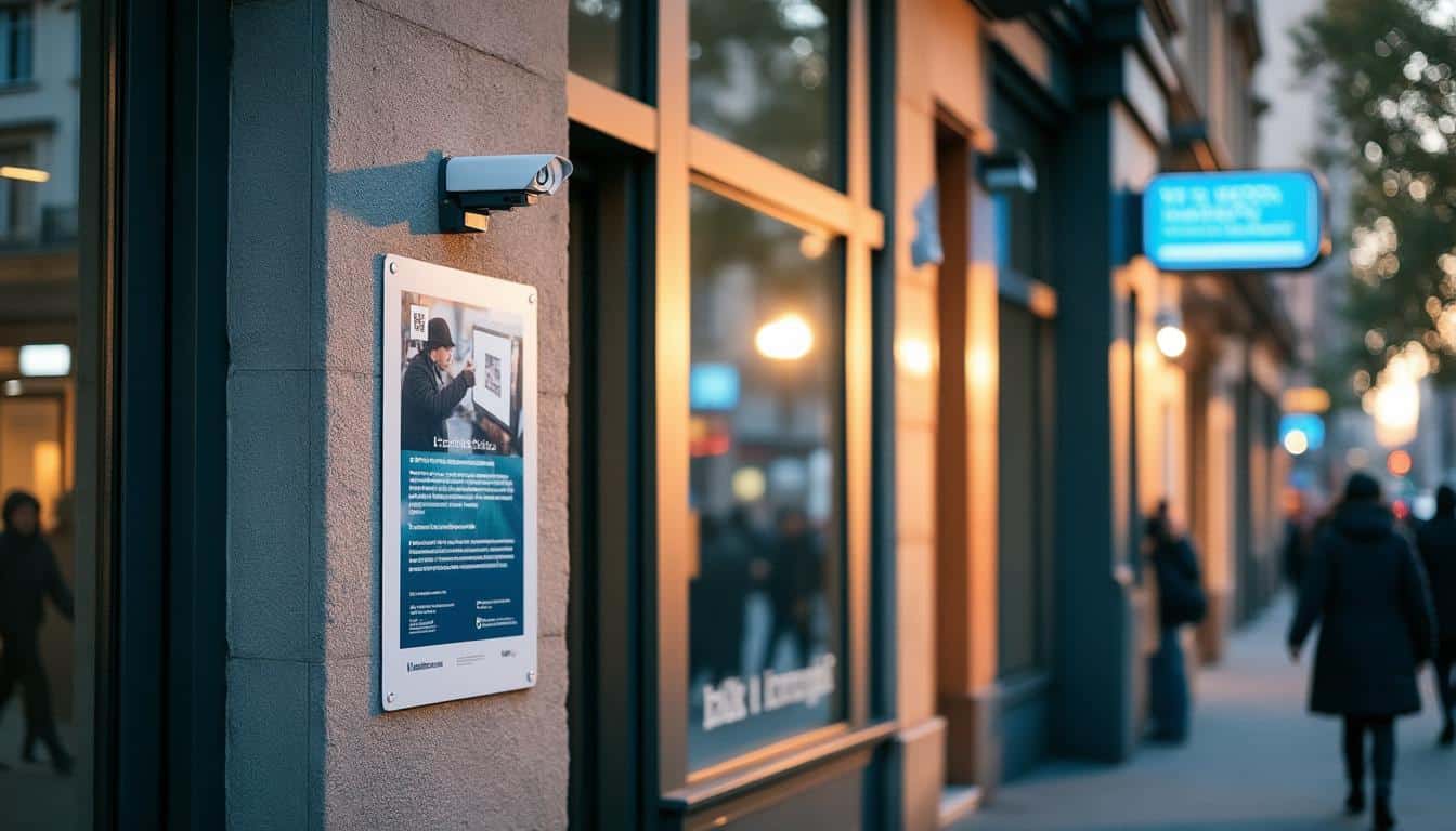Affiche de vidéosurveillance : obligations, modèles et conseils pratiques