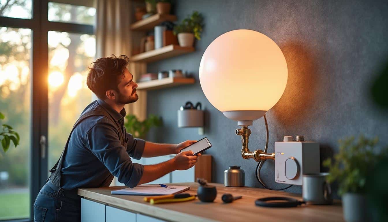 Illustration: Définition et principe de fonctionnement du ballon d’eau chaude avec pompe à chaleur intégrée