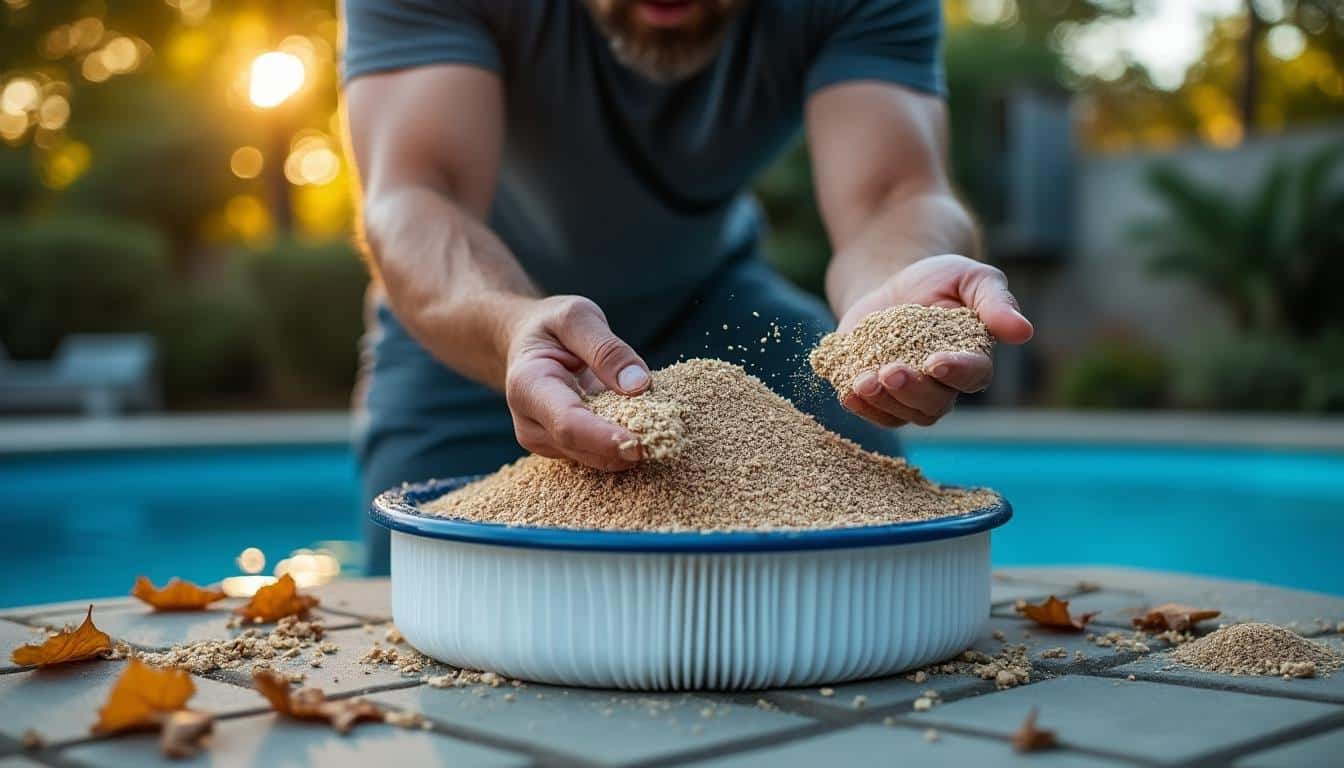 Illustration: Pourquoi procéder au changement du sable du filtre de piscine ?