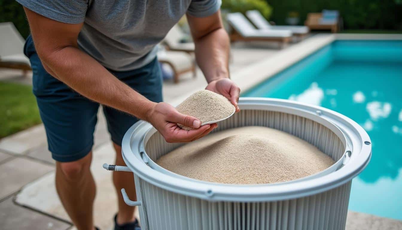 Illustration: À quel moment faut-il changer le sable du filtre de piscine ?