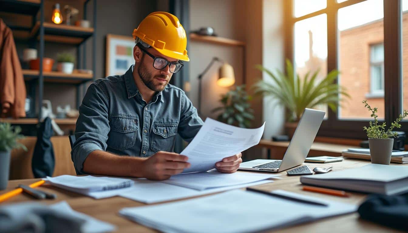 Illustration: Les spécificités d’un CV de conducteur de travaux dans le secteur du BTP