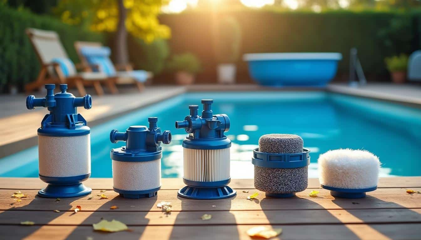 Illustration: Les différents types de filtres pour piscine hors sol et leurs spécificités
