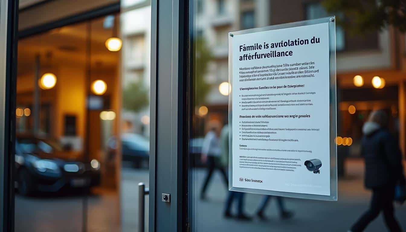 Illustration: Cadre légal et contenu obligatoire d’un modèle d’affiche de vidéosurveillance PDF gratuit