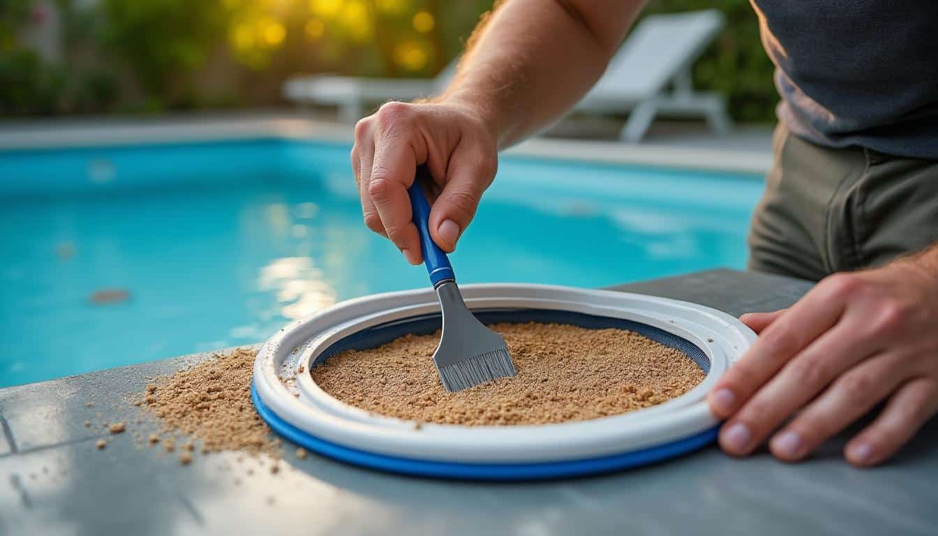 Illustration: Pourquoi et quand réaliser le nettoyage du filtre à sable de piscine ?