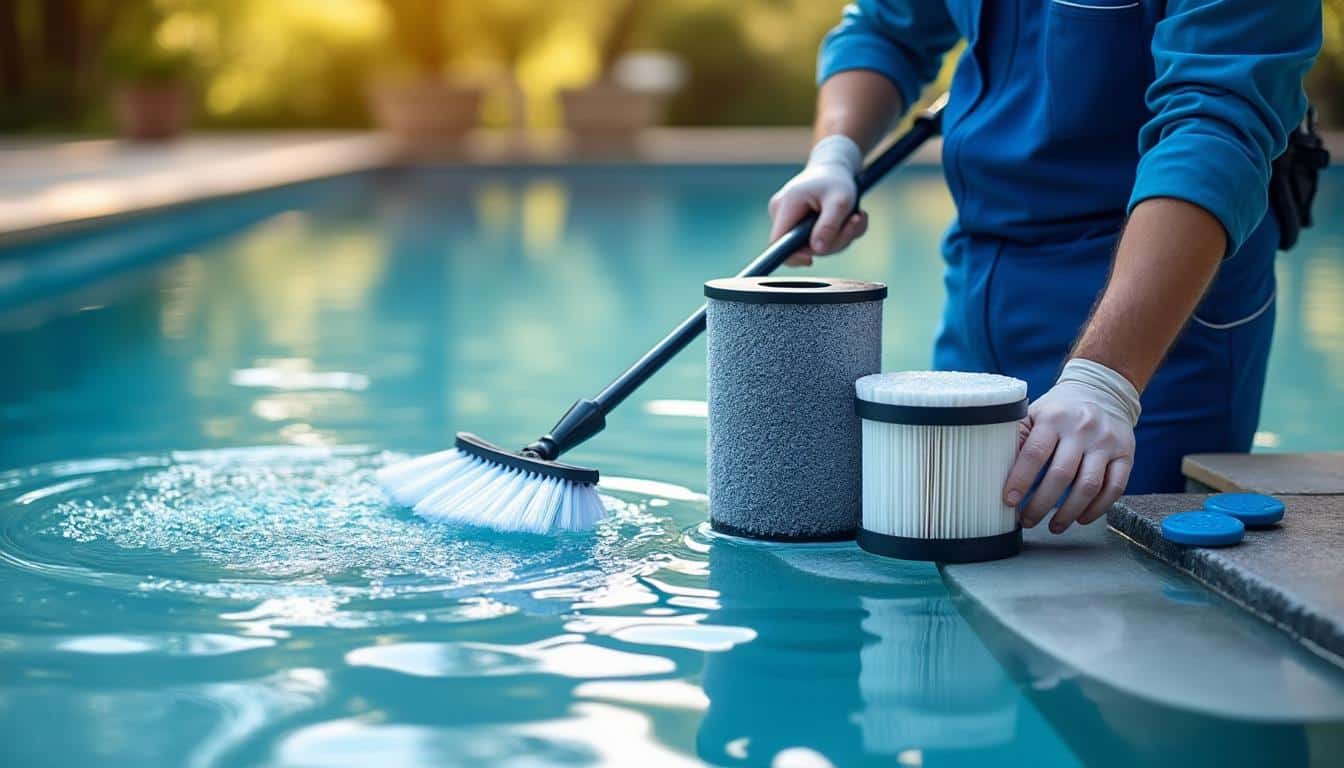 Illustration: Les différents types de filtres pour piscine et leurs spécificités de nettoyage