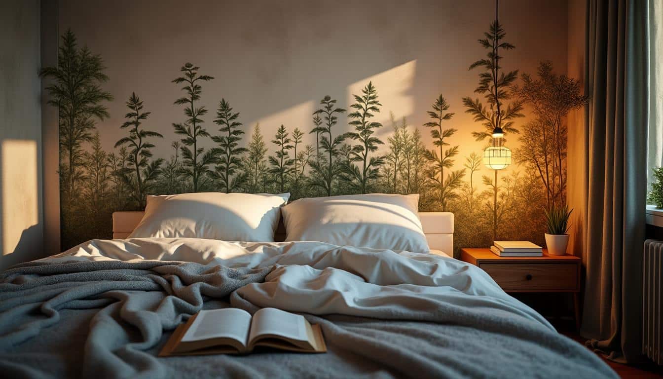 Papier peint panoramique pour tête de lit : idées et conseils déco