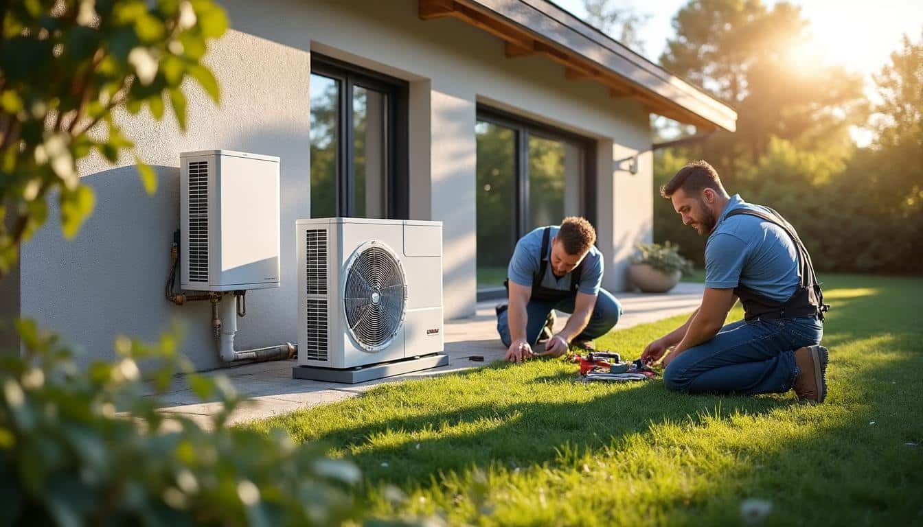 Illustration: Différences entre la pompe à chaleur air eau monobloc et la pompe à chaleur bibloc