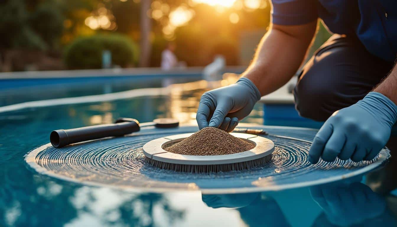 Illustration: Quand et comment changer le sable du filtre de piscine ?