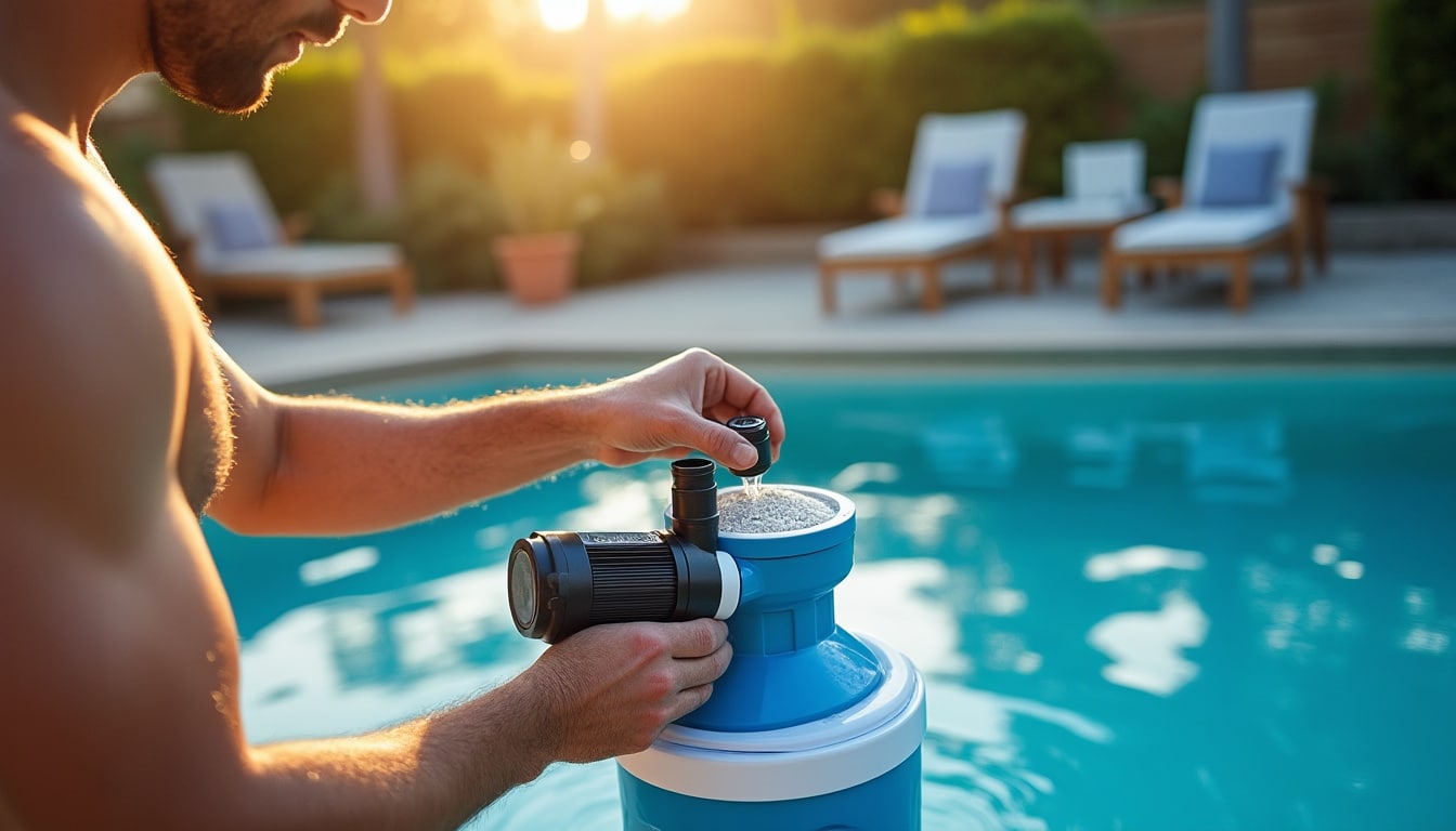 Illustration: Comprendre l’amorçage de la pompe de piscine avec filtre à sable