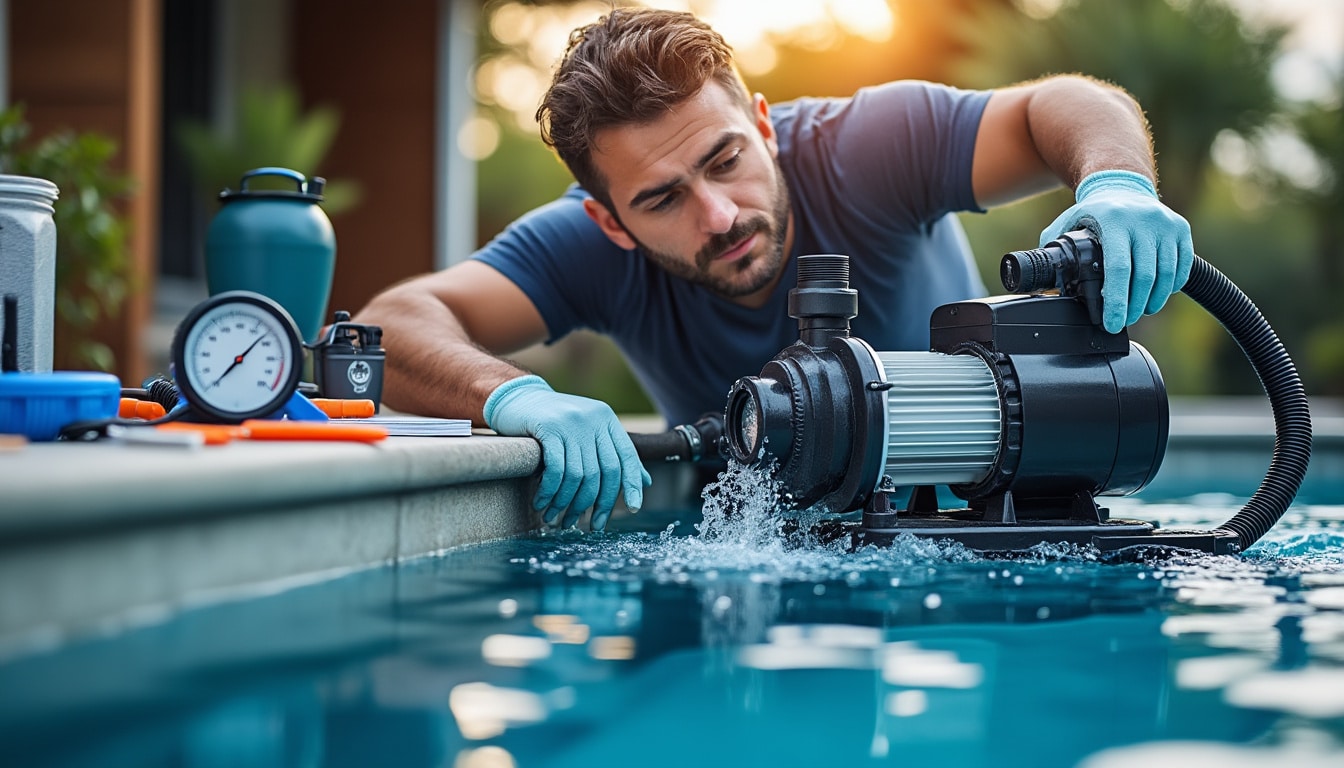Illustration: Identifier les causes et les symptômes d’un désamorçage de la pompe de piscine