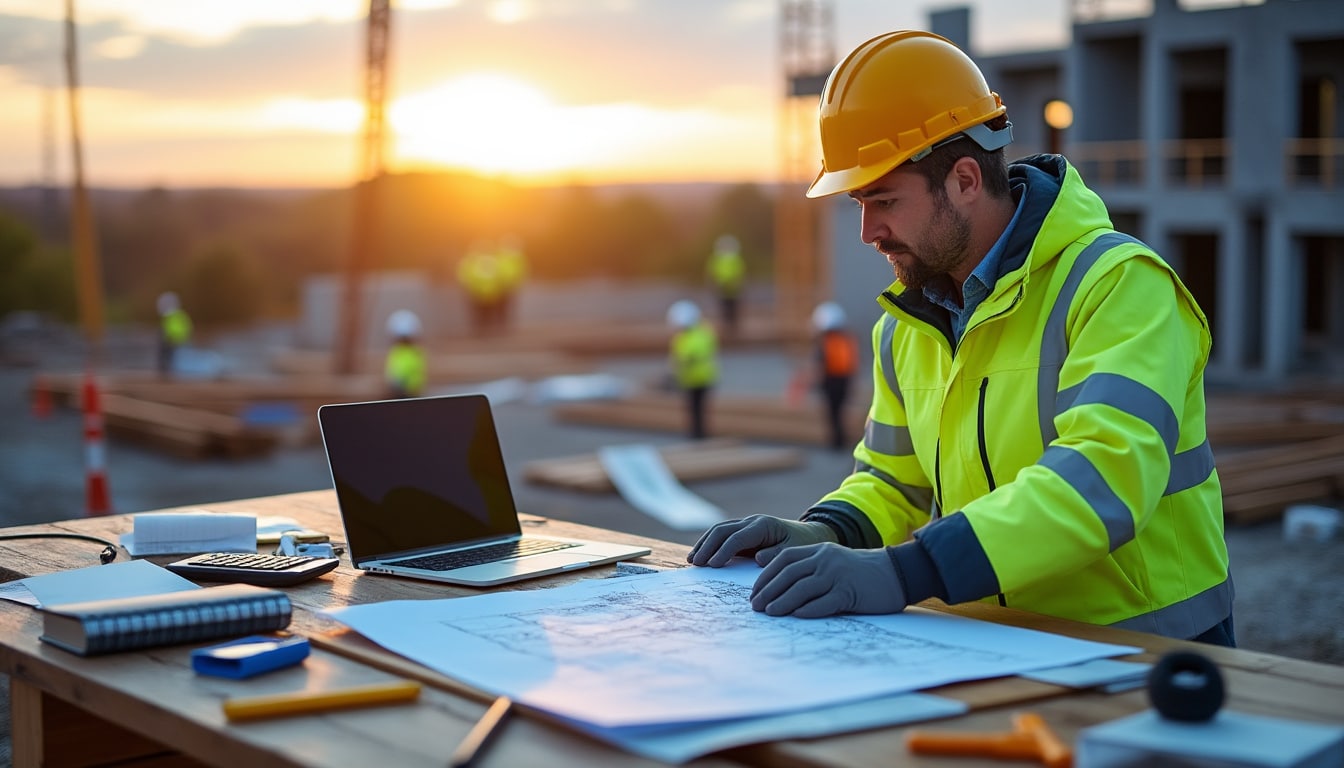 Illustration: Combien gagne un conducteur de travaux ? Présentation des salaires moyens en France