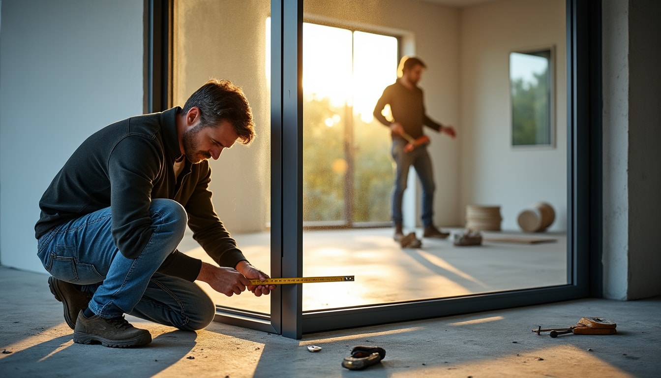 Dimension standard de baie vitrée à 2 vantaux : guide complet et conseils