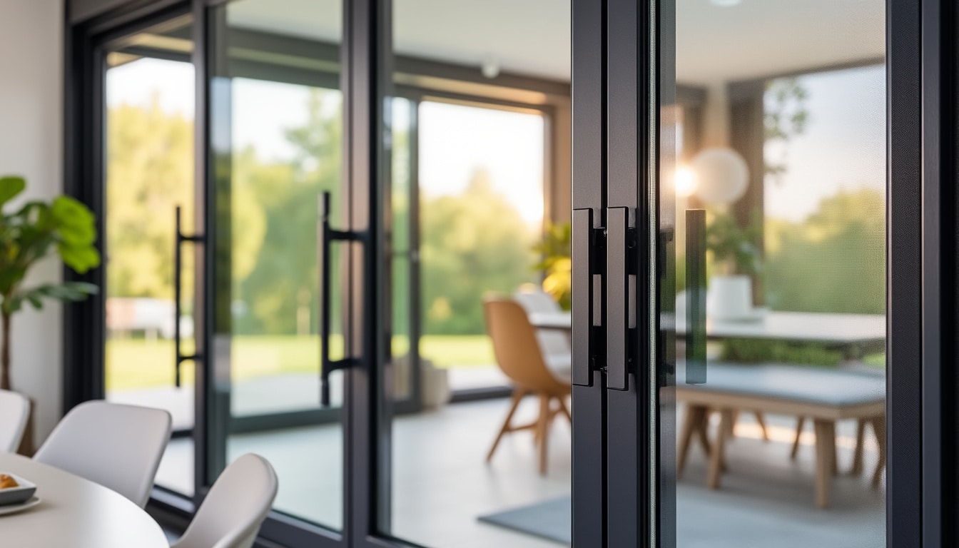 Illustration: Les différents systèmes de fermeture pour une baie vitrée coulissante