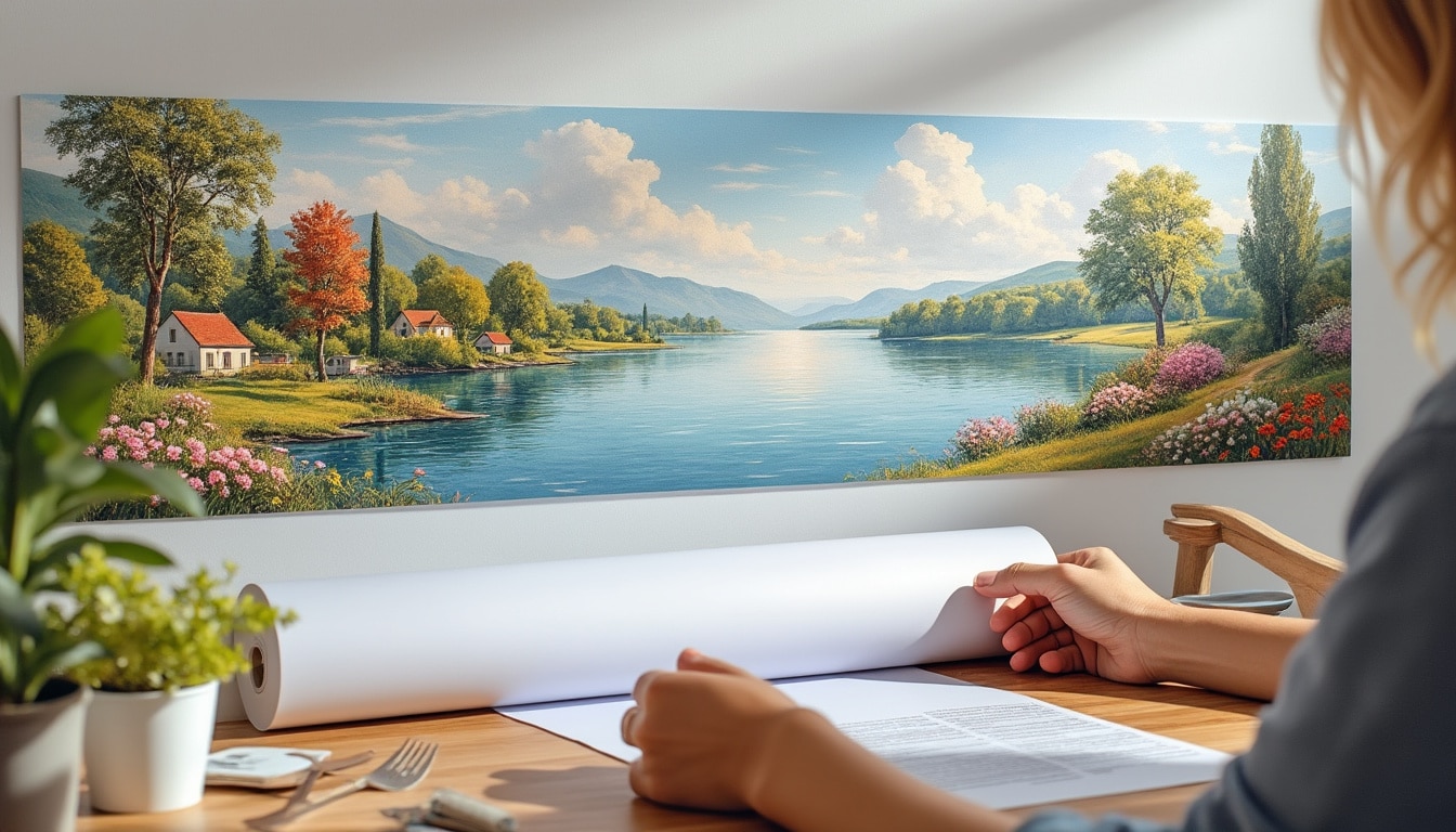 Le papier peint panoramique autocollant : mode d’emploi et idées déco