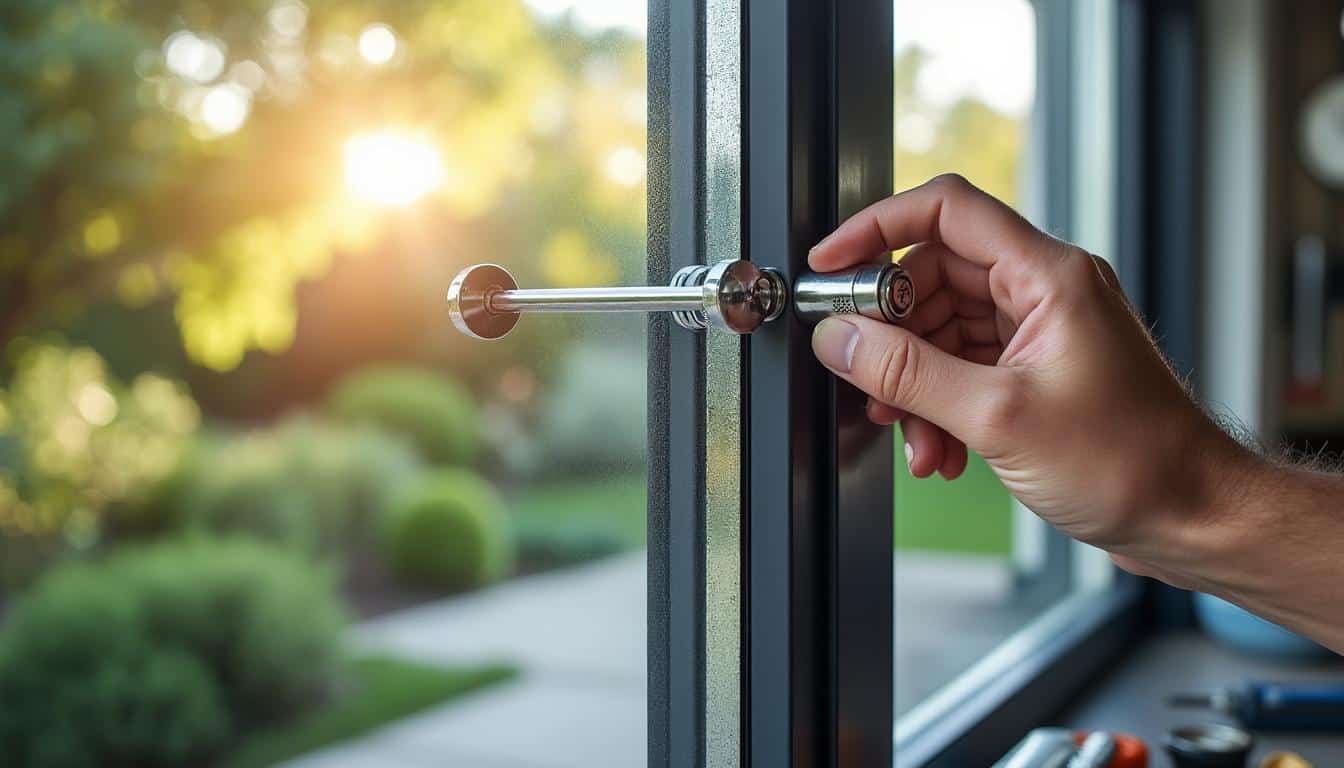 Illustration: Explorer les systèmes de verrouillage pour la fermeture de baie vitrée