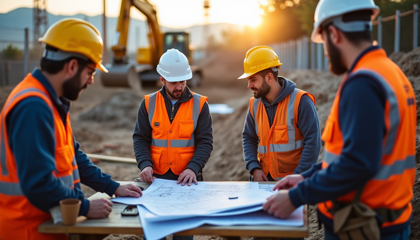 Illustration: Organisation et déroulement de la formation de conducteur de travaux en alternance