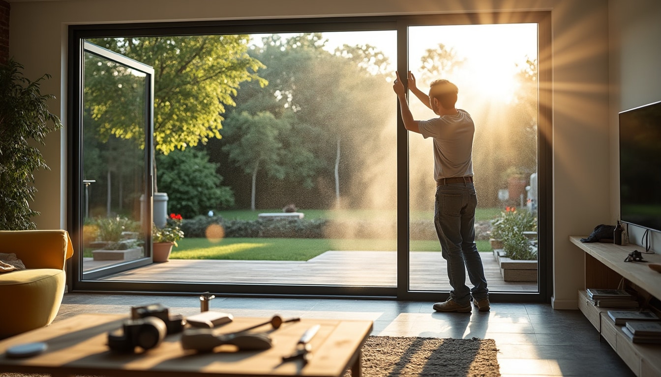 Illustration: Définition et avantages de la pose de baies vitrées