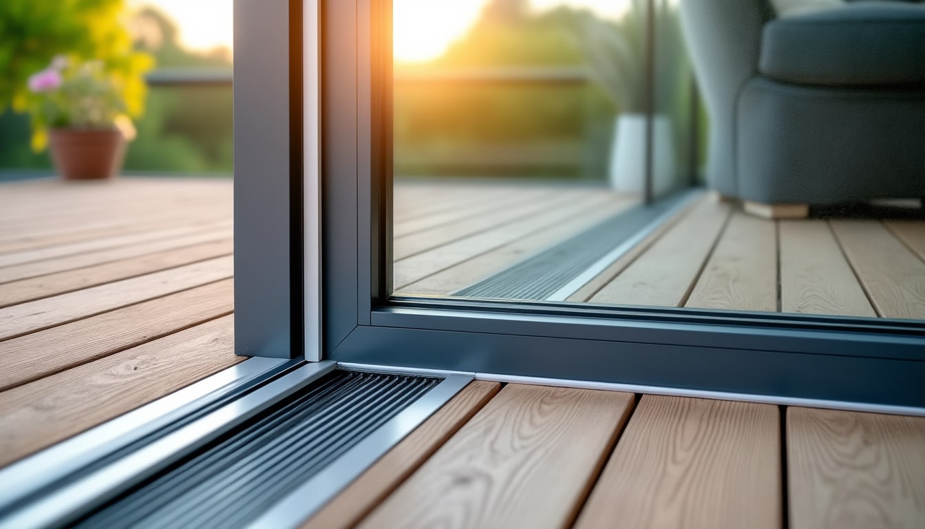 Illustration: Définition et rôle du seuil de baie vitrée