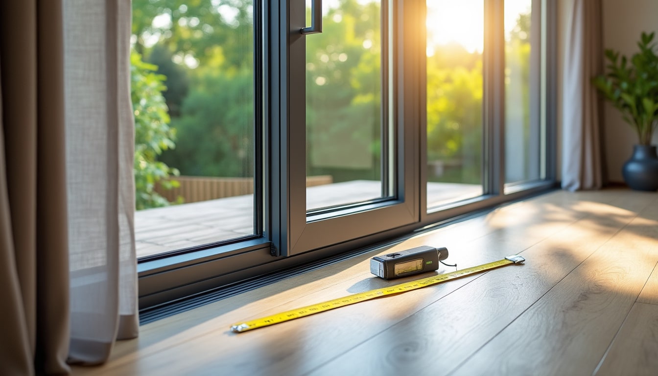 Illustration: Quelles dimensions et données chiffrées pour une baie vitrée standard ?