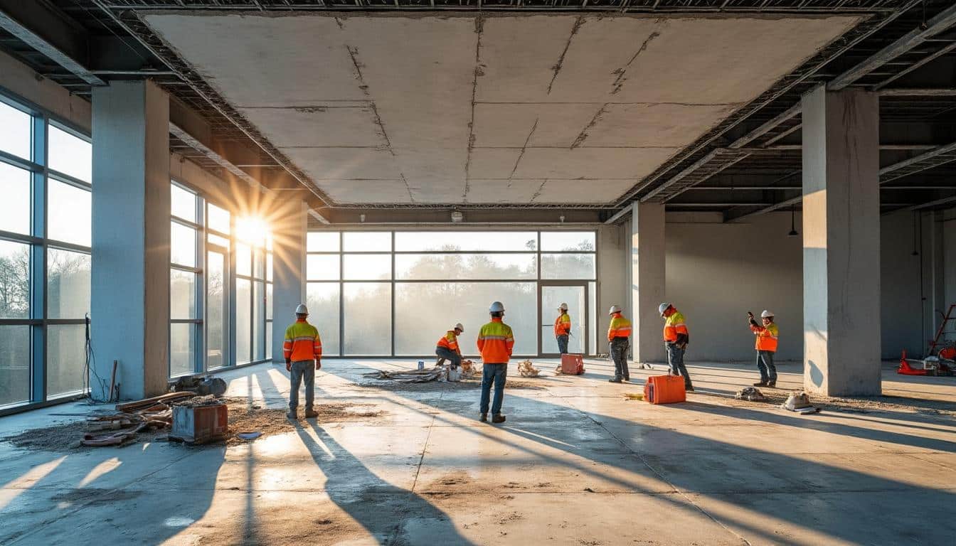 Illustration: Comprendre l’étaiement du plancher en béton face aux fissures structurelles