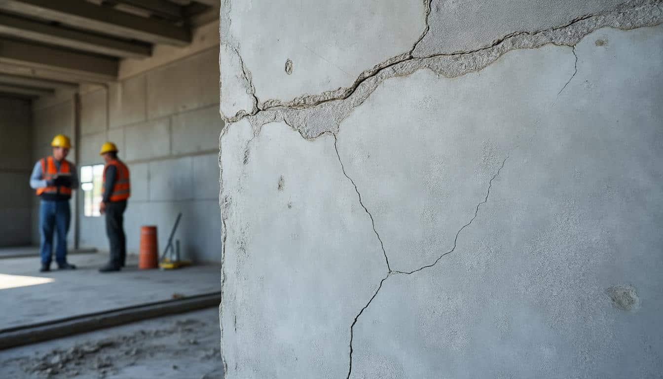 Étaiement d’un plancher en béton fissuré : sécuriser la structure