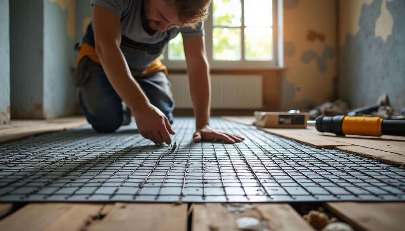 Illustration: Comprendre l’étaiement du plancher bois en cas d’affaissement : définitions, enjeux et risques