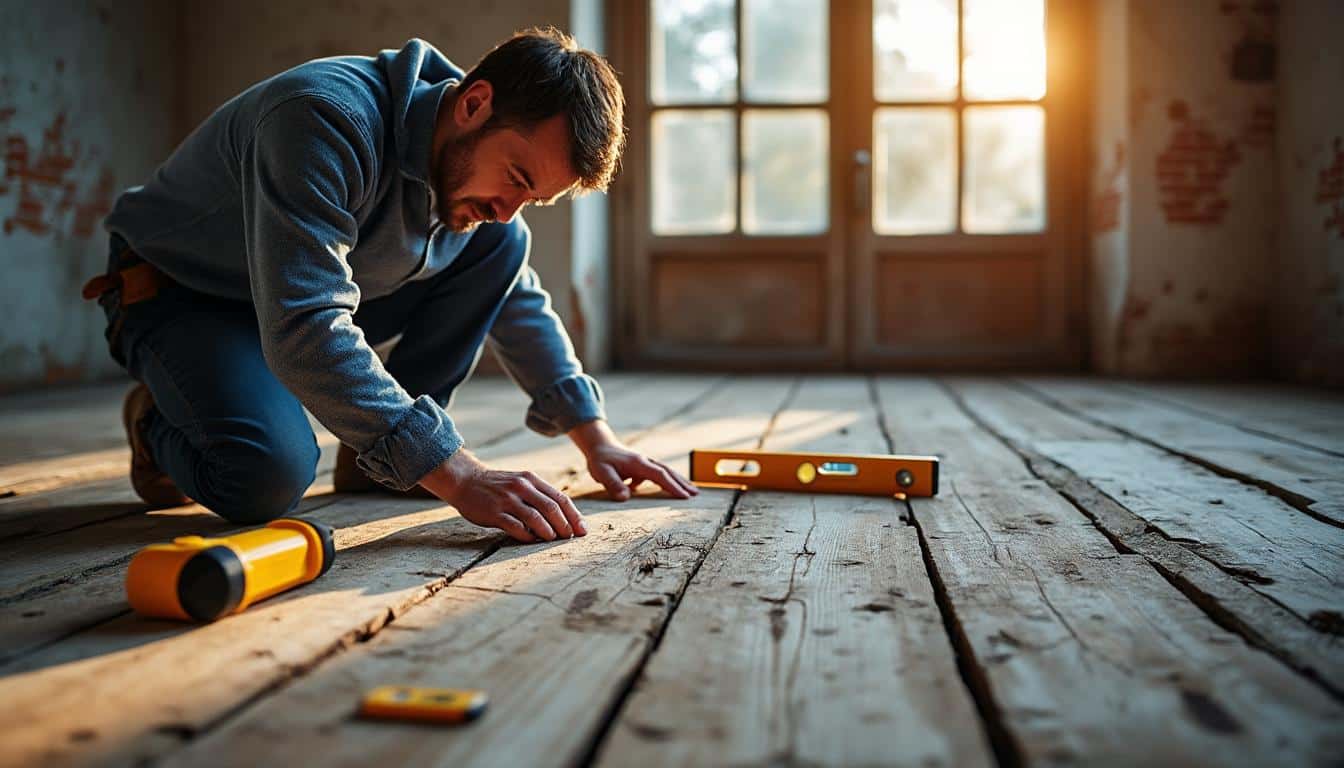Illustration: D’où vient l’affaissement d’un plancher bois ? Analyser les causes et poser un diagnostic fiable