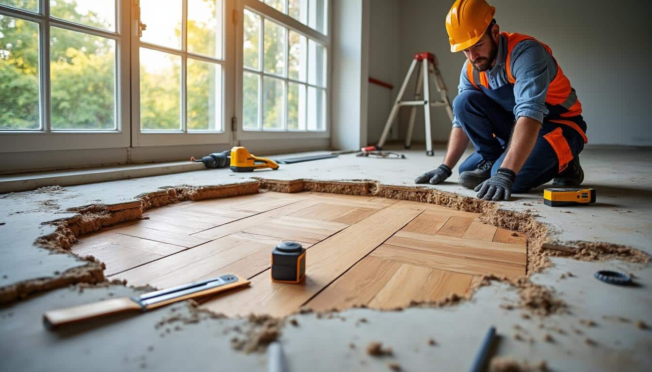 Illustration: Comprendre la flèche excessive d’un plancher et ses risques structurels