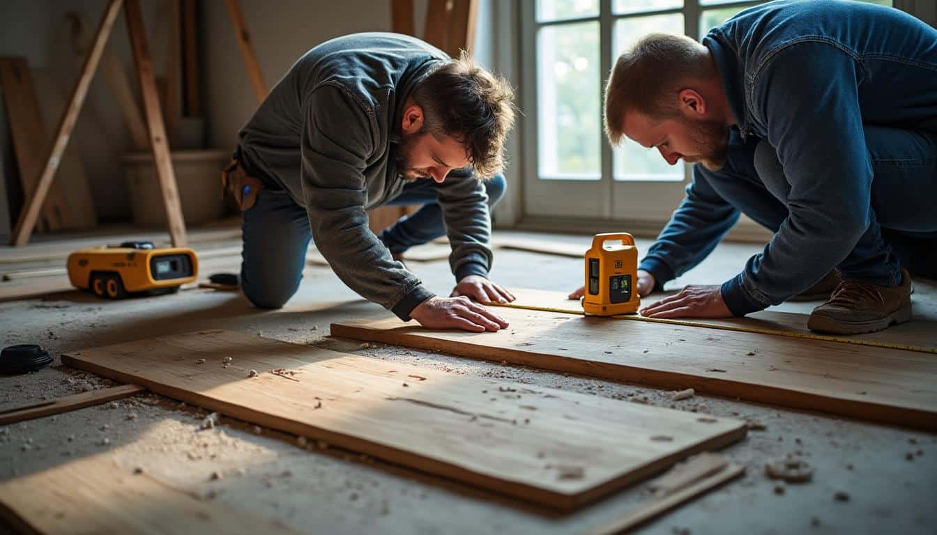 Illustration: Diagnostic de la flèche excessive d’un plancher : étapes clés et méthodes professionnelles