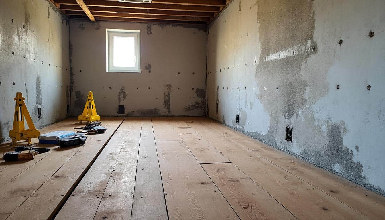 Illustration: Comprendre l’étaiement du plancher face à l’humidité et à l’infiltration