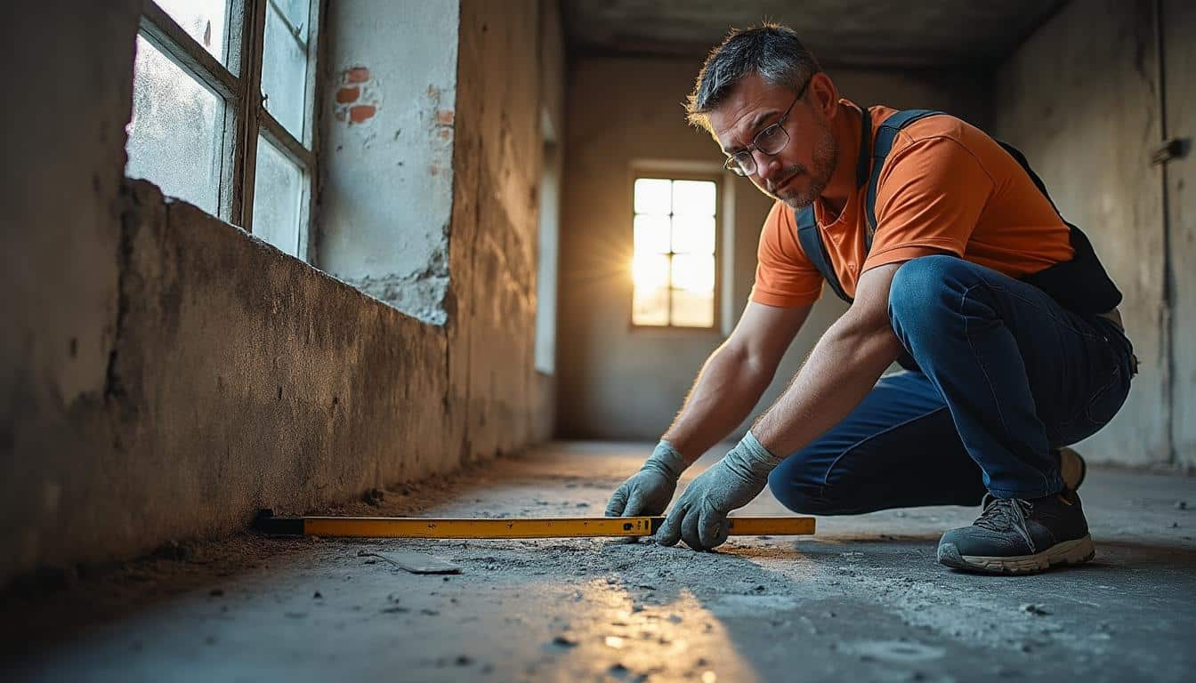 Illustration: Identifier les causes et repérer les signes de déformation d’un plancher à poutre acier