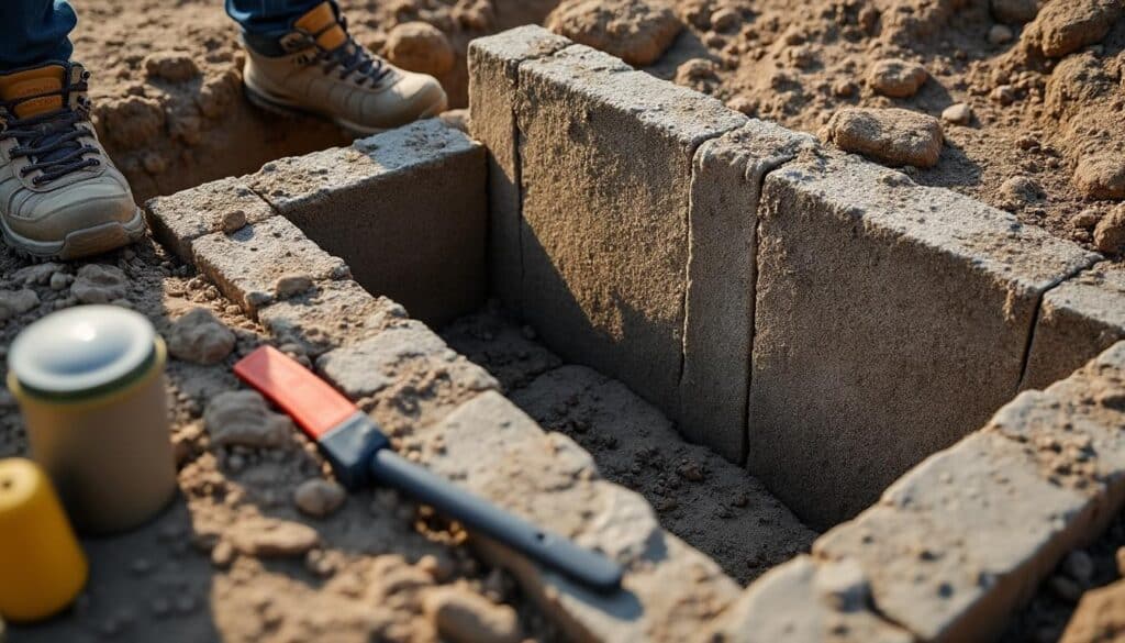 Fondation semelle : profondeur optimale en terrain argileux