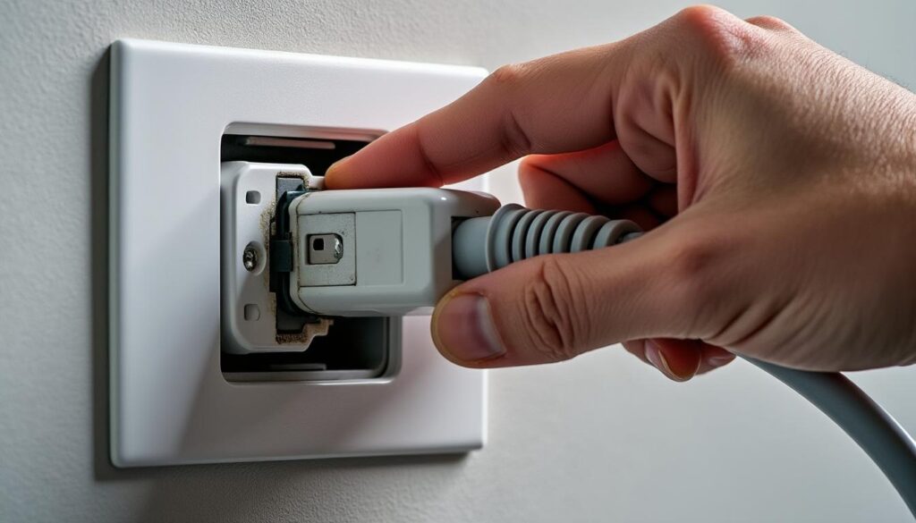 Détecter un problème de courant inversé sur une prise d'appareil