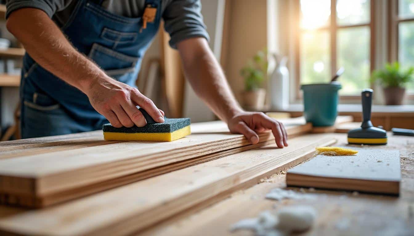 Illustration: Préparer efficacement le support avant de peindre des lambris