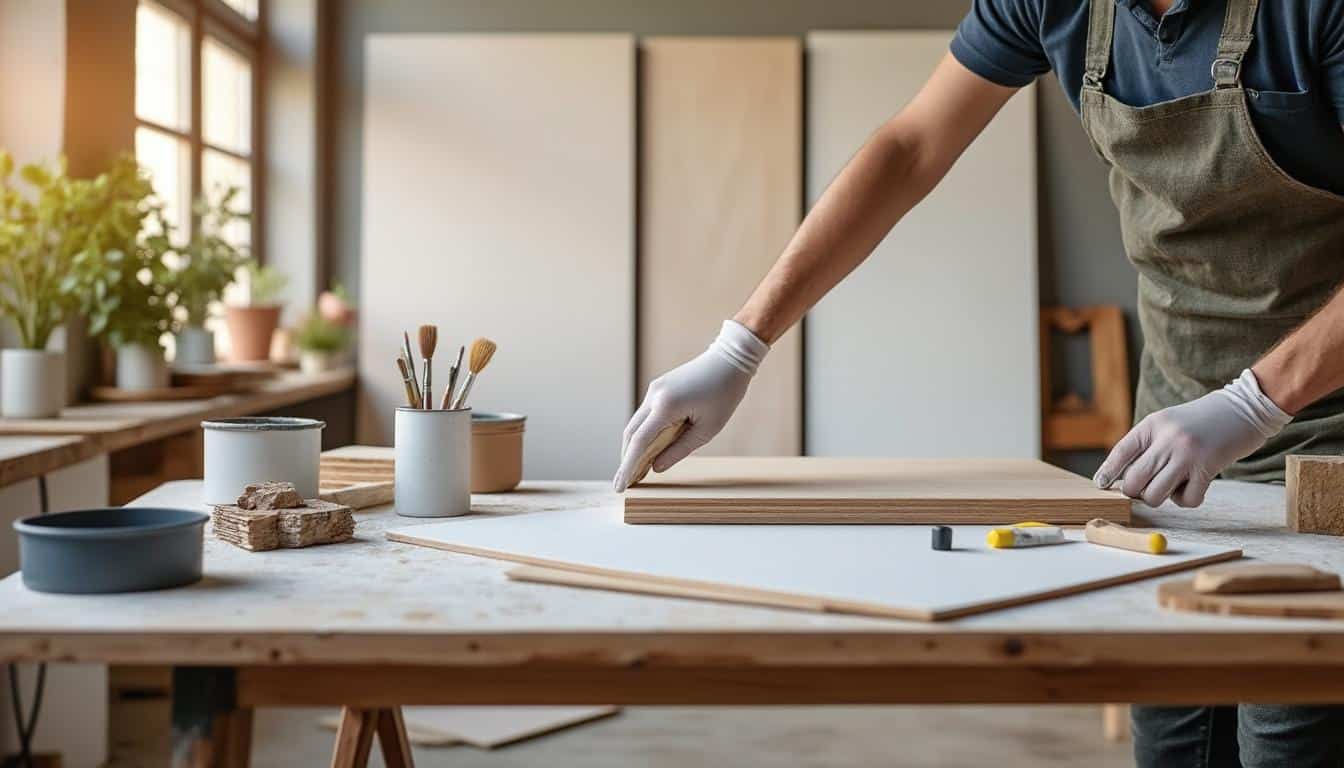 Illustration: Comprendre les différents types de lambris et supports pour bien préparer la peinture