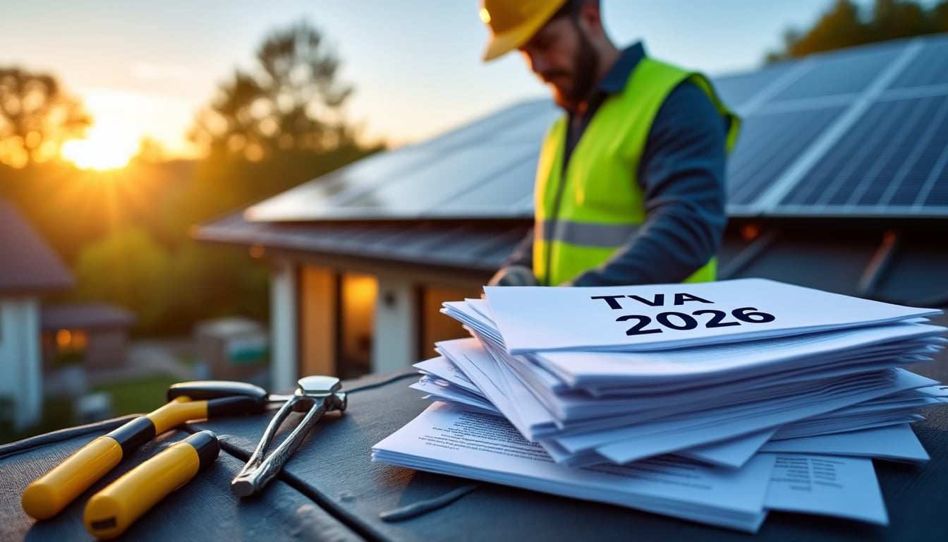 Illustration: Comprendre les taux de TVA applicables aux installations photovoltaïques en 2026