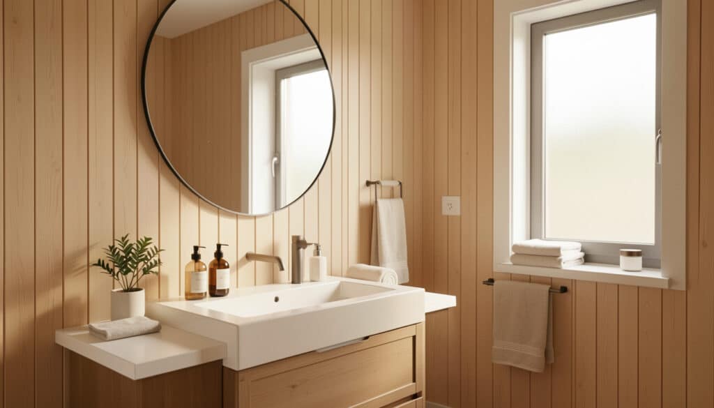 Lambris dans la salle de bain : bien le choisir