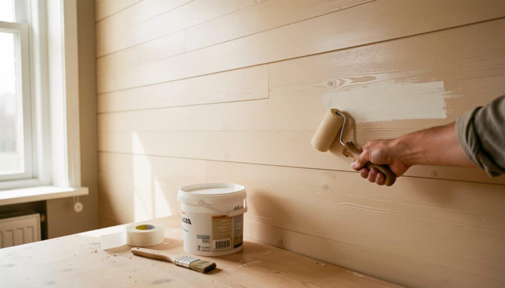 Comment peindre un lambris en bois sans faux pas