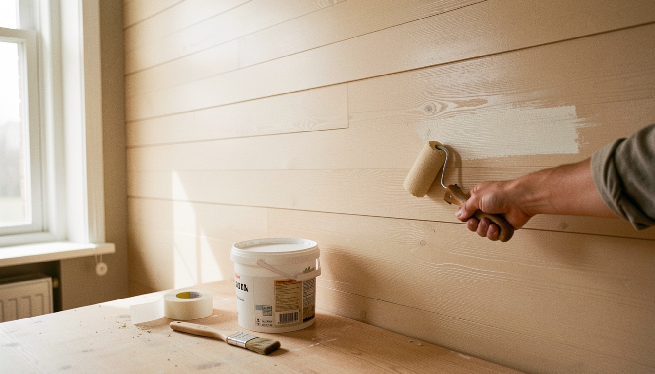 Comment peindre un lambris en bois sans faux pas